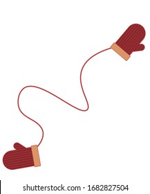 
Cute knitted things made in vector.