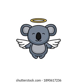 Cute koala animal in love Valentine's day
