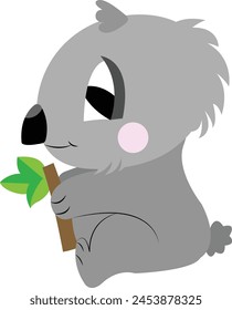 cute Koala bear vector image for background or project