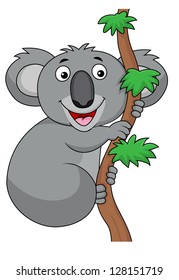 Cute koala cartoon