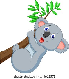 Cute koala cartoon