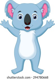 Cute koala cartoon