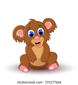 Cute koala cartoon