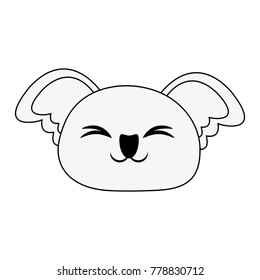 Cute koala cartoon