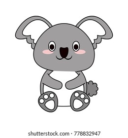 Cute koala cartoon