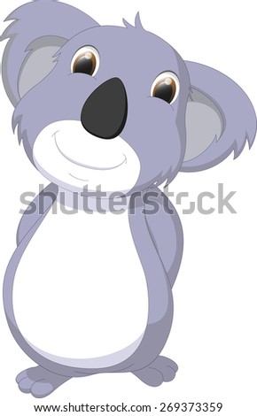 cute koala cartoon