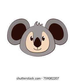 Cute koala cartoon icon vector illustration graphic design