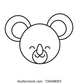 cute koala icon