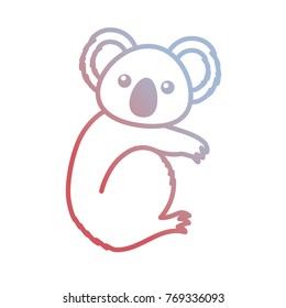 cute koala icon