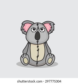 Cute Koala isolated on a background