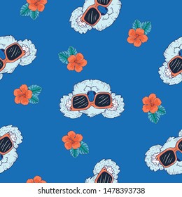 cute koala pattern design as vector