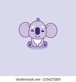 Cute Koala Sitting Vektorgrafik
