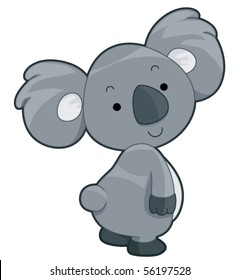 Cute Koala - Vector