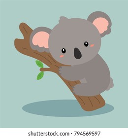 cute koala vector