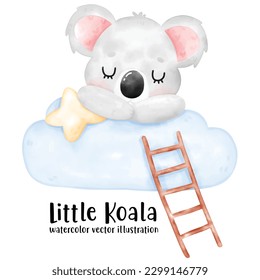 Cute Koalas, Koala Vektor, Koala Illustration, Sleepy Koala, Baby Koala