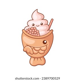 Cute Korean Food Character Design Illustration