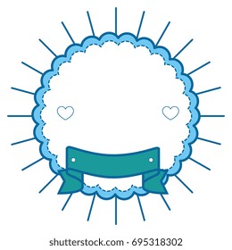 Cute label banner