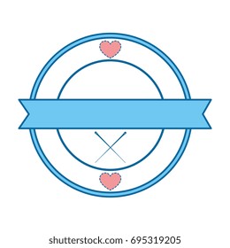 Cute label banner