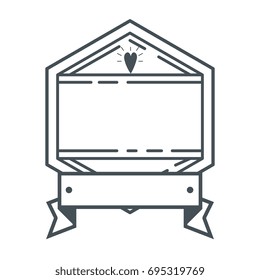 Cute label banner