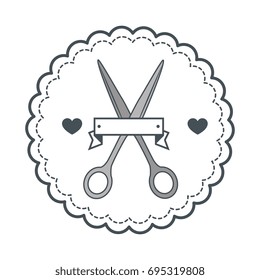 Cute label banner
