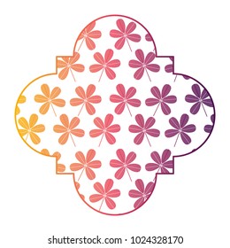 cute label floral flower stem spring decoration