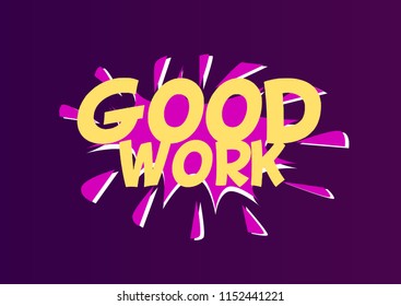 cute label, logo, background with pop art illustration, vector