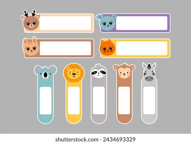 Cute Label Name Tag Illustration