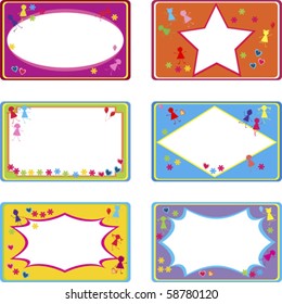cute labels for children use