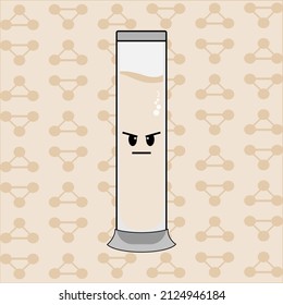 Cute Laboratory bottle cartoon character