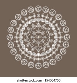 Cute lace elements. vector illustration