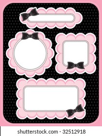 cute lace frame template