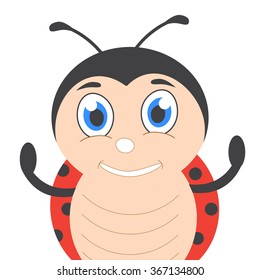 Cute ladybug cartoon