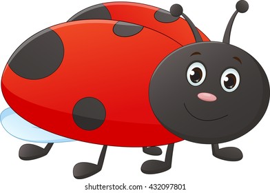 cute  ladybug cartoon