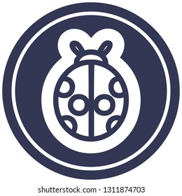 cute ladybug icon symbol