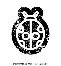 cute ladybug icon symbol