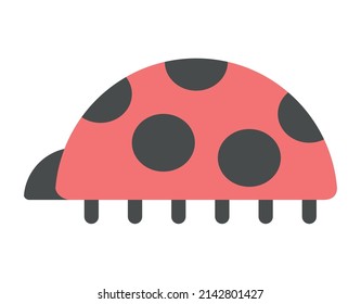 personaje de insectos lindo ladybug