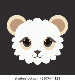 Cute lamb or sheep illustration