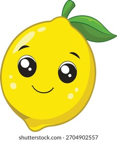 Design bonito Lamon Vetor Ilustração