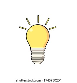 Balanza de la lámpara de corte aislada con ilustración vectorial de fondo blanco 