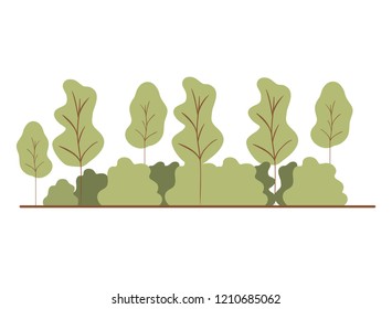 cute landscape isolated icon