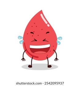 bonitinho rir expressão alta do caráter de sangue