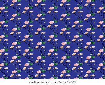 cute leaf pattern background design