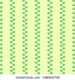 Cute Leaf Seamless Pattern Design