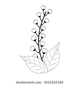 cute leafs decorative icon