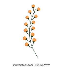 cute leafs decorative icon