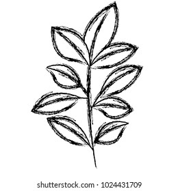 cute leafs decorative icon