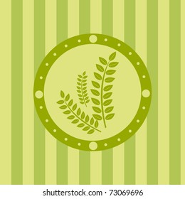 cute leaves background