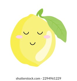 Cute Lemon vector image or clipart