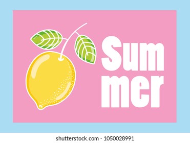 Cute lemons summers cartoons