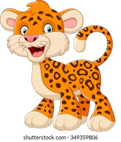 Cute leopard cartoon